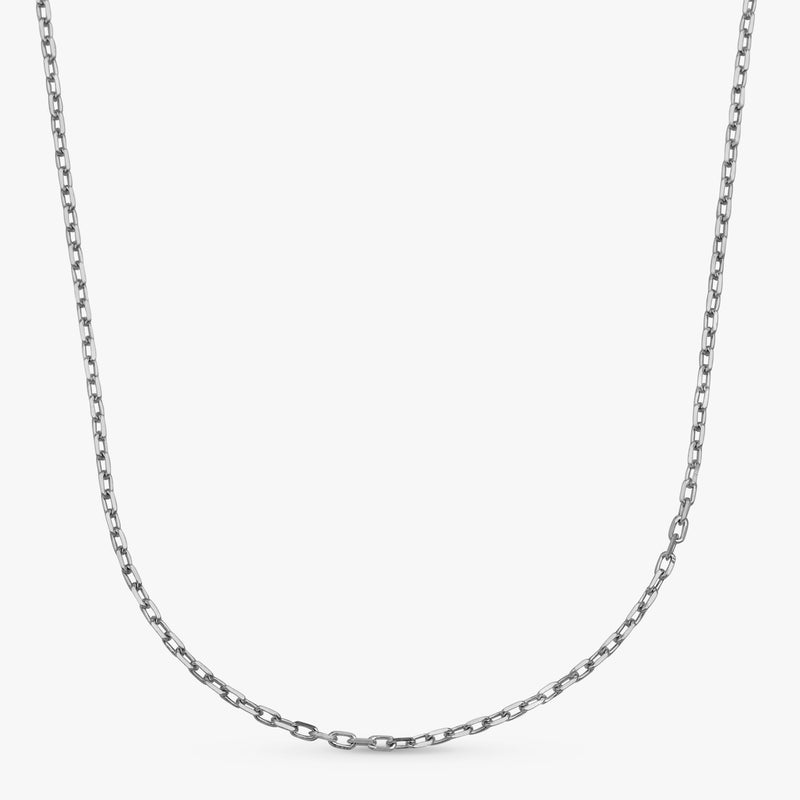 White Gold Cable Chain