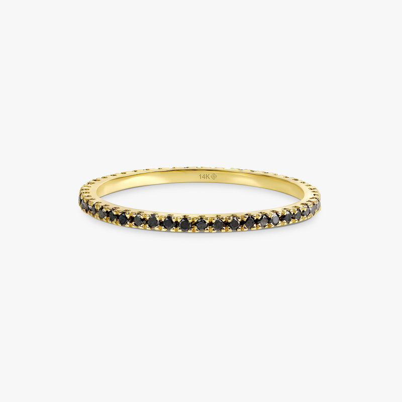 Black Diamond Full Eternity Ring
