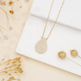 Pear Shape Diamond Necklace