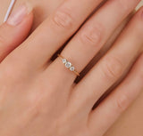 handcrafted in solid gold band