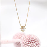 Mini Hamsa Necklace