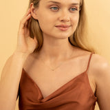 Small Diamond Pave Ball Necklace