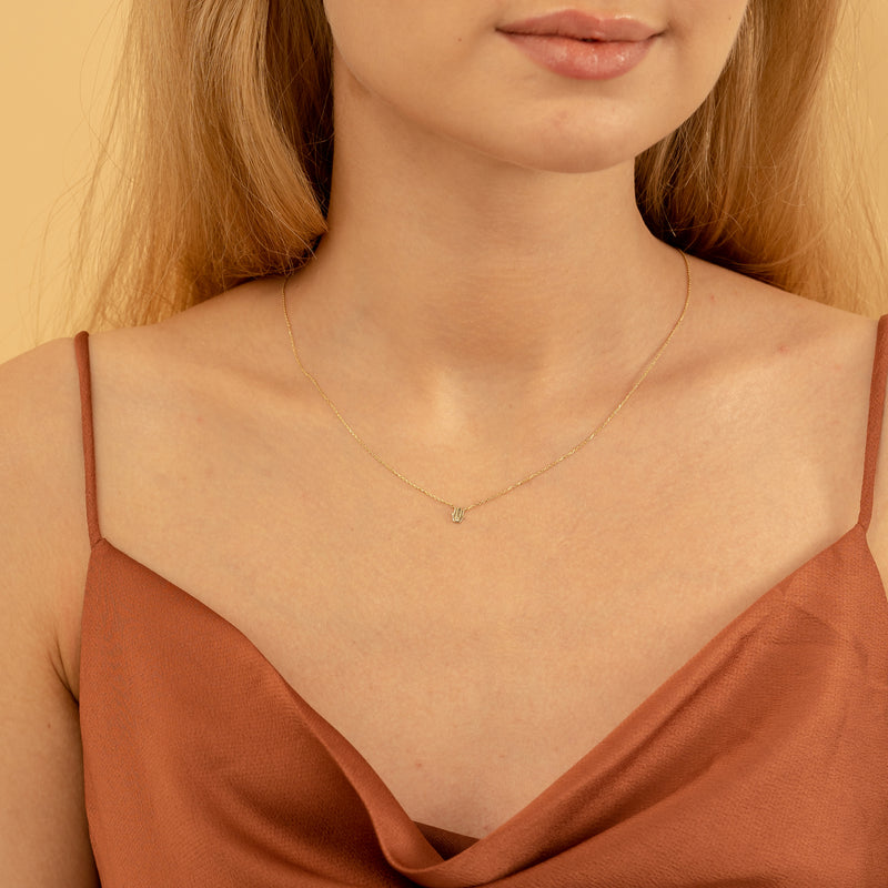 Diamond Hamsa Hand Pendant necklace for her