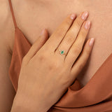Handmade Emerald Diamond Ring
