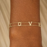 Personalized Solid Gold name Bracelet
