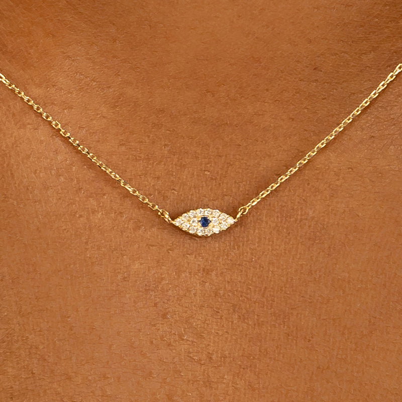 Blue Sapphire Protection Necklace