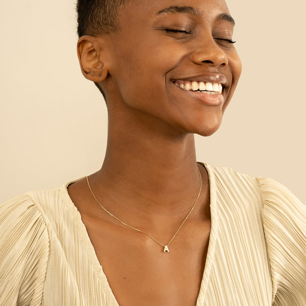 Gold Letter Necklace