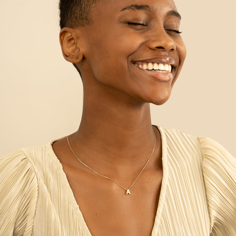 Gold Letter Necklace