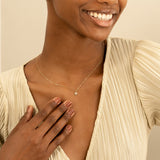 Diamond Mini Plane Necklace