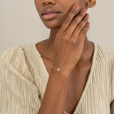 Tiny Diamond Butterfly Bracelet