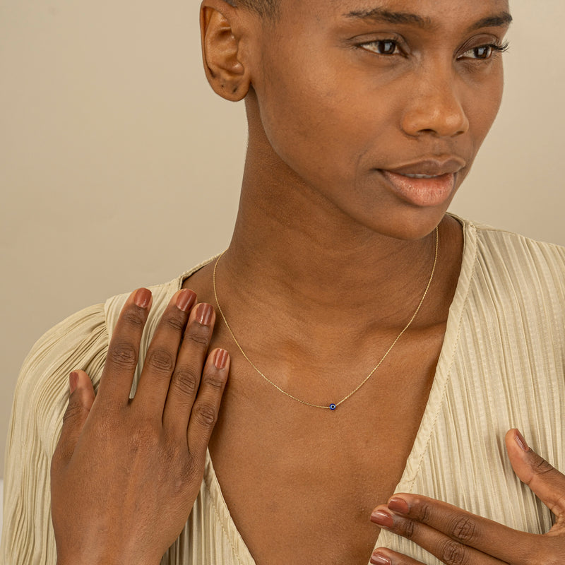 Cute Mini Evil Eye Necklace for her