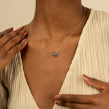 Gold and Glass Evil eye