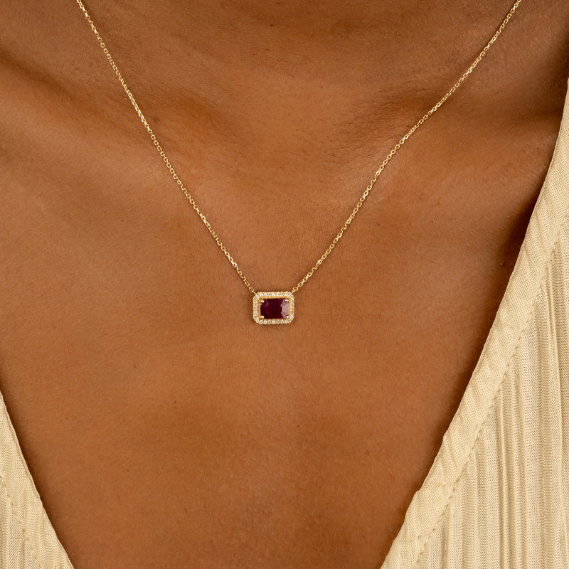 July Birthstone Necklace