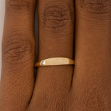 Petite 14k Gold Signet Ring