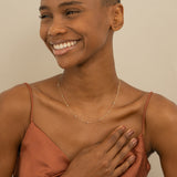 Handmade Multi Stations Diamond Necklace