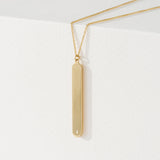  Engravable Diamond Necklace