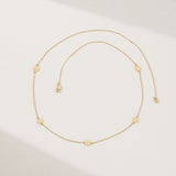 Petite Gold Disc Coin Layering Necklace