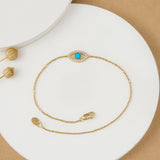 Petite Diamond Evil Eye Bracelet