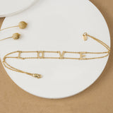 Ethically Sourced Solid Gold Name Bracelet