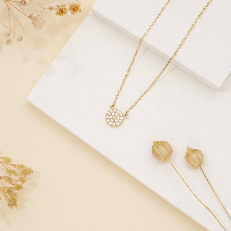 Minimal Diamond Necklace