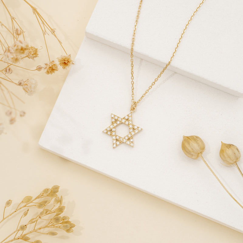 bat mitzvah star necklace