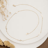 Handmade Gold Lightning Bolt Necklace