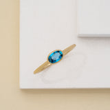 natural london topaz ring