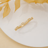 Solid Gold Diamond Ring