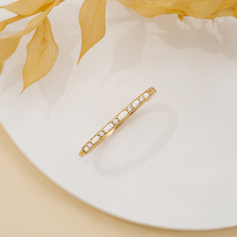 Gold and Diamond Full Eternity Band
