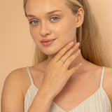 Spike Design Minimalist Diamond Ring