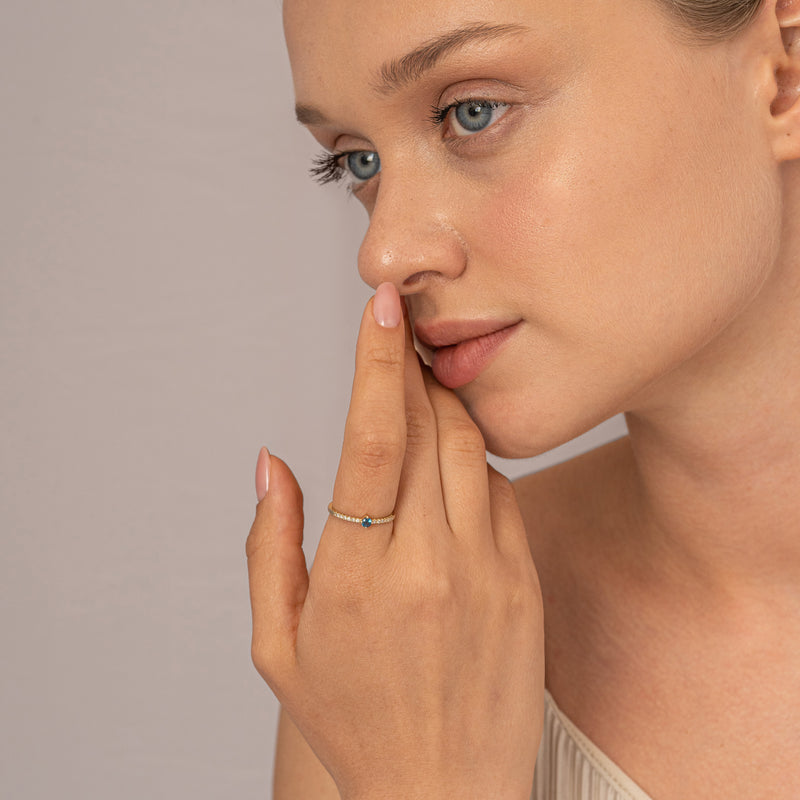 December Birthstone Ring