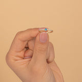 December Birthstone Topaz and Gold Ring