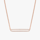 Rose Gold Diamond Necklace