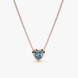 Rose Gold London Topaz Pendant