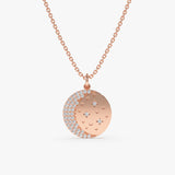 Rose Gold Handmade Diamond Pendant