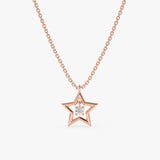 Rose Gold Handmade Celestial Necklace