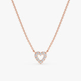 Rose Gold Handmade Heart Charm