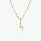 Diamond Lightning Bolt Necklace