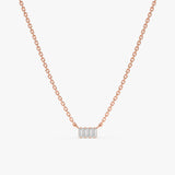 Rose Gold Handmade Diamond Pendant