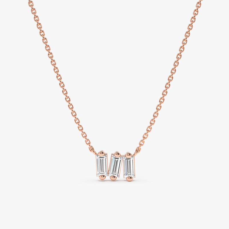 Rose Gold Diamond Pendant
