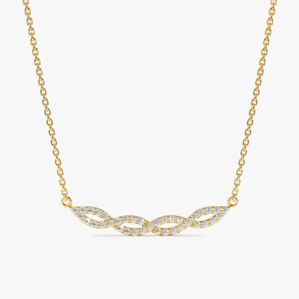 Diamond Twist Necklace