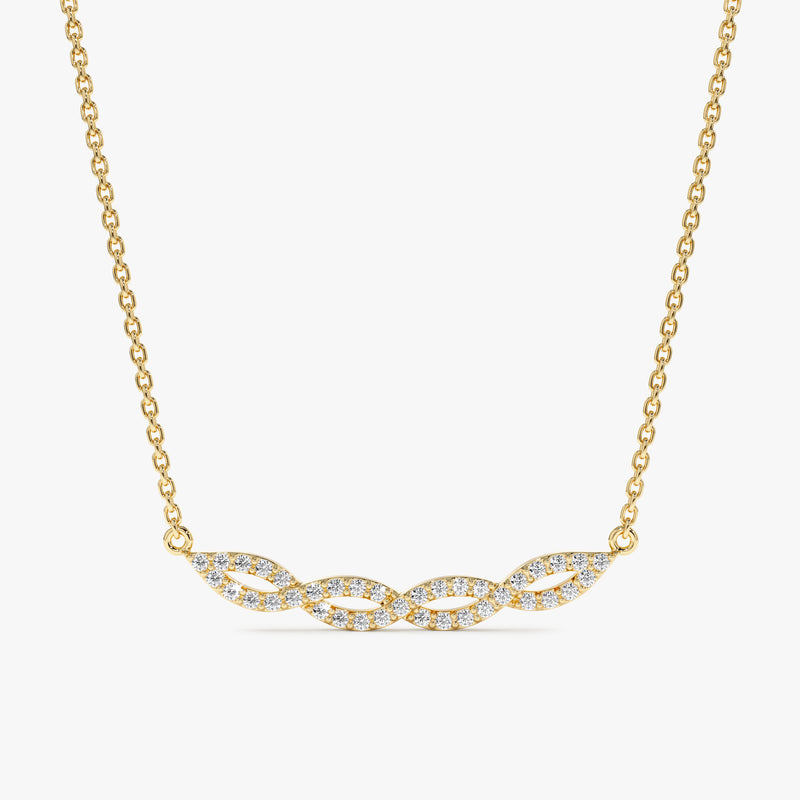 Diamond Twist Necklace