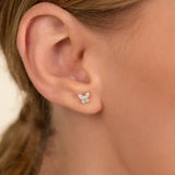 dainty Marquise Diamond Butterfly Stud earrings