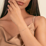 Diamond Heart Bracelet for her