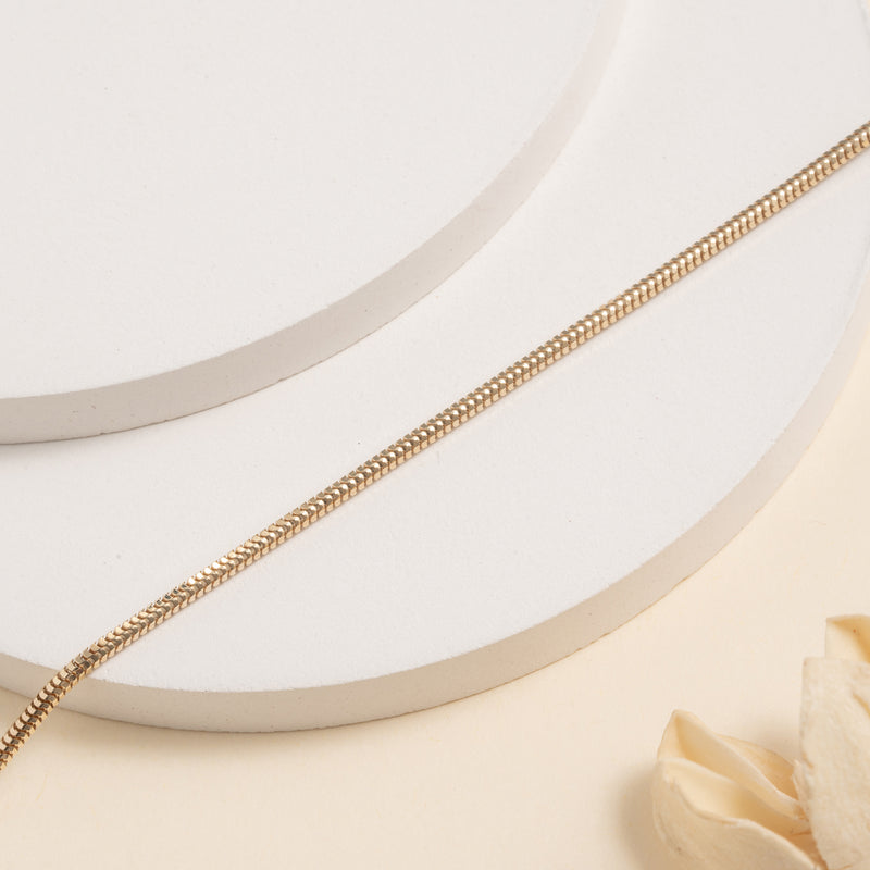 Ethically Sourced Gold Snake Chain Bracelet
