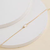 Minimalist Single Baguette Diamond Bracelet