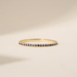 Blue Sapphire eternity ring