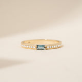 Baguette December Birthstone Ring