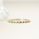 Natural Diamond and Birthstone ring