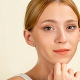 Sapphire September Birthstone and Diamonds Hamsa stud Earring for her